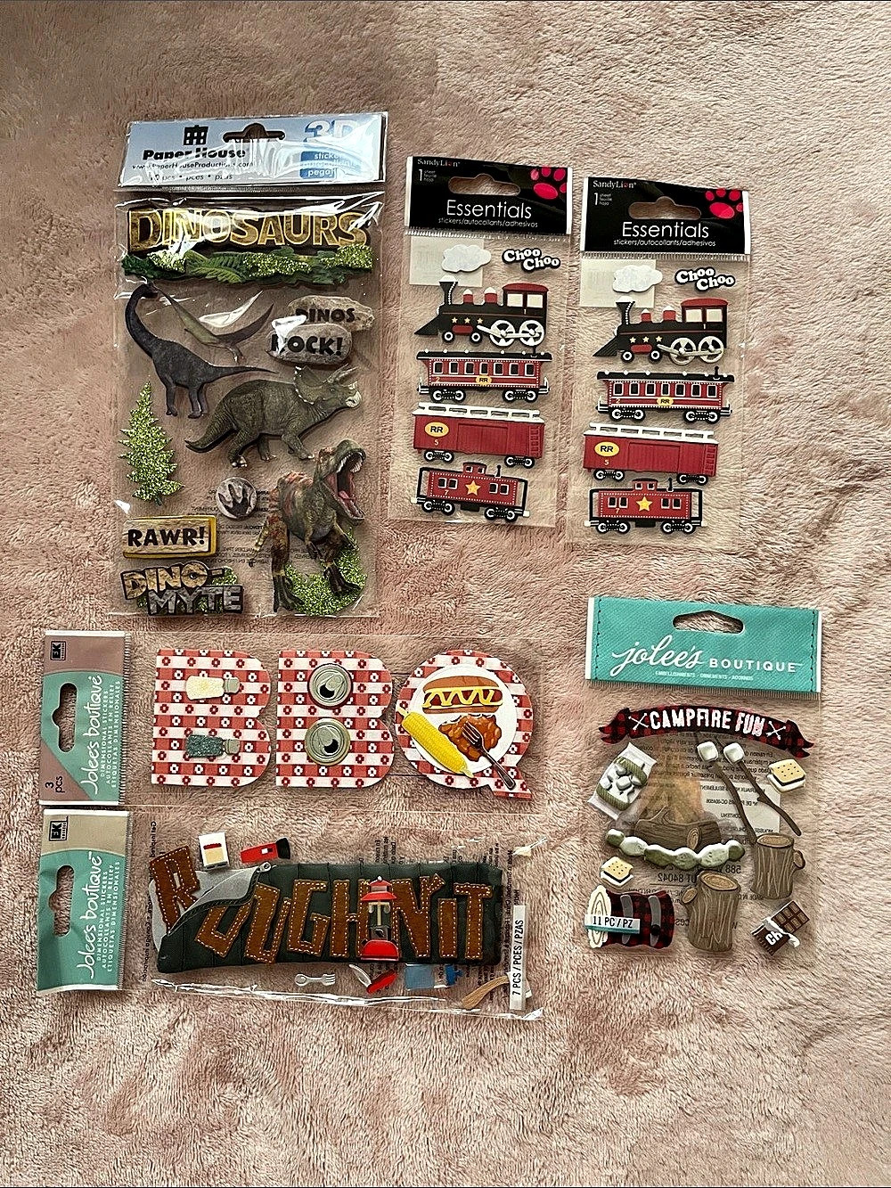 Scrapbook Sticker Lot NWT